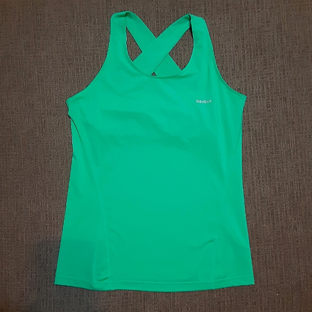 🌞SZ M REEBOK ATHLETIC TOP BUILT-IN BRA